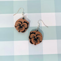 Pansy Earring Pendants - Glowforge