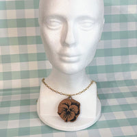 Pansy Necklace Pendant - Glowforge