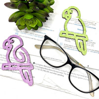 Parrot Shaped Bookmark with Card Backer - Paperclip - Snack Bag Closure - Glowforge