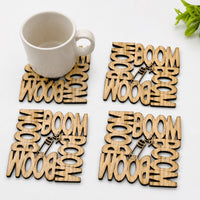 Patriotic BOOM Coaster With Fireworks (Set of 4) - Glowforge