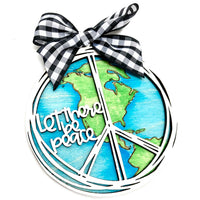 Peace Christmas Ornament - Glowforge