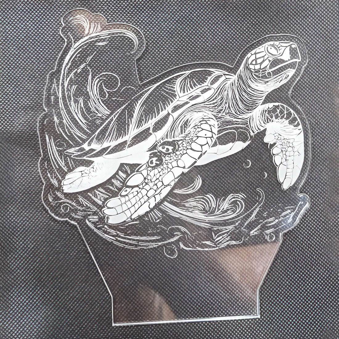 Peaceful Sea Turtle LED Nightlight Insert – Glowforge Shop