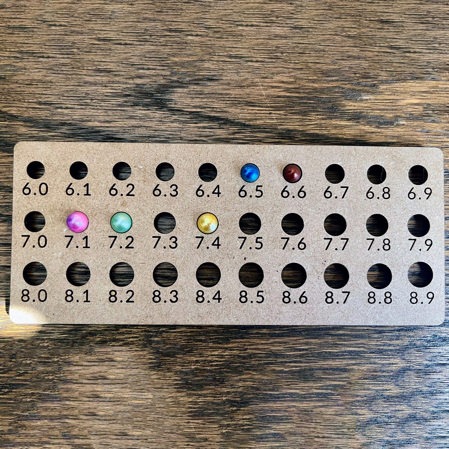 Pearl Measuring Card – Glowforge Shop