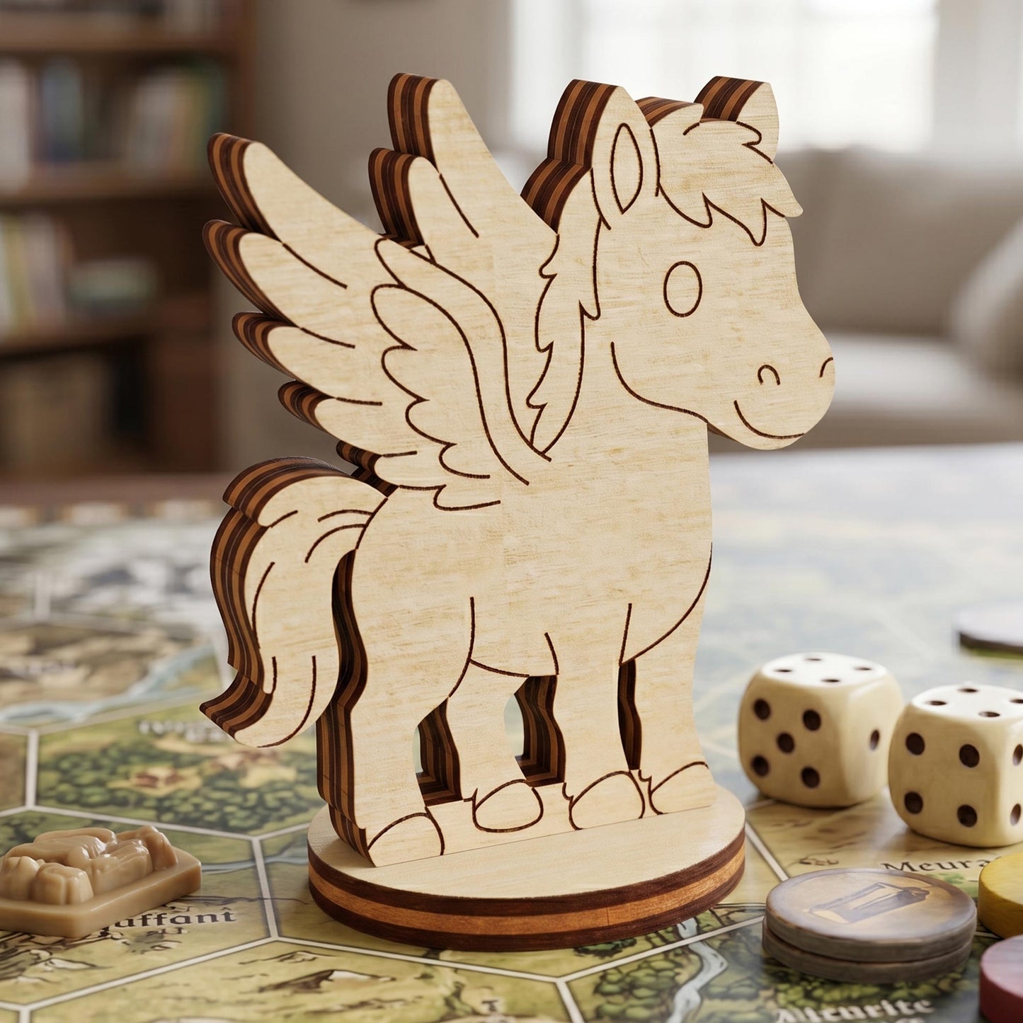 Pegasus Flying Horse - Fantasy Winged Creature Tabletop Miniature