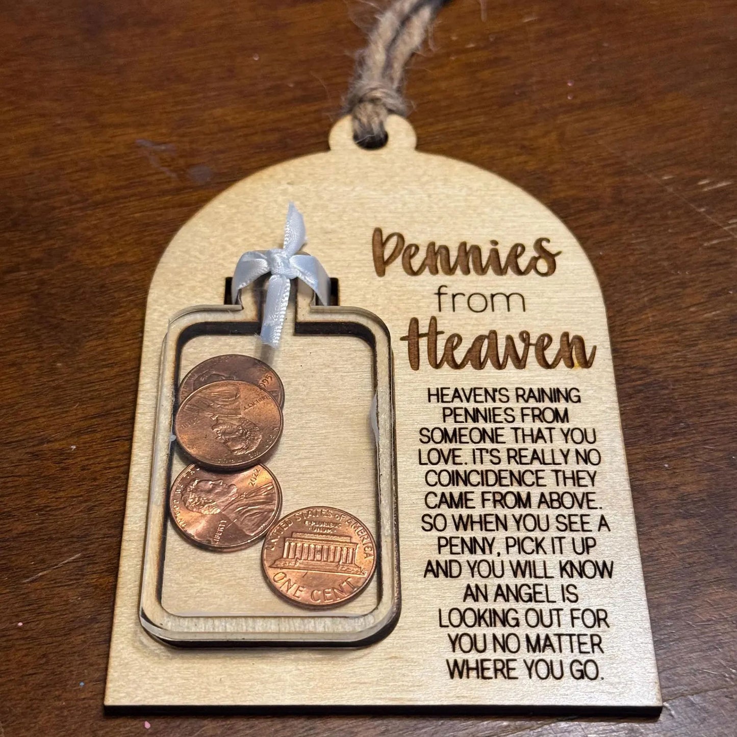 Pennies from Heaven Ornament - Glowforge