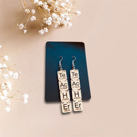 Periodic Table Science Teacher Earrings - Glowforge