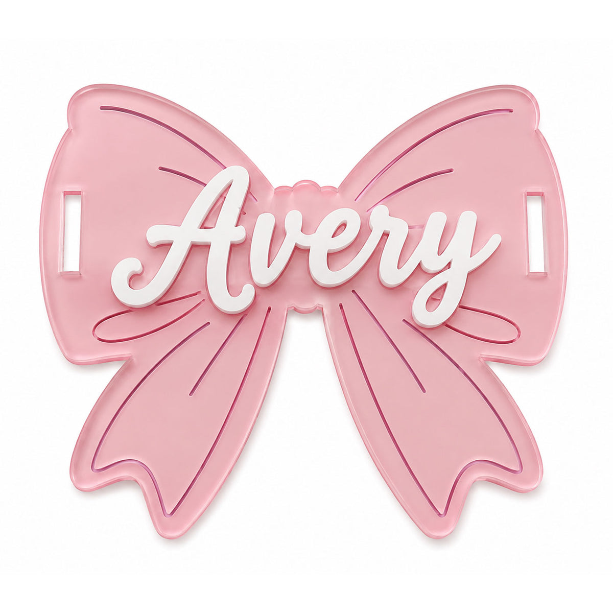 Personalized Bow Gift Topper - Glowforge