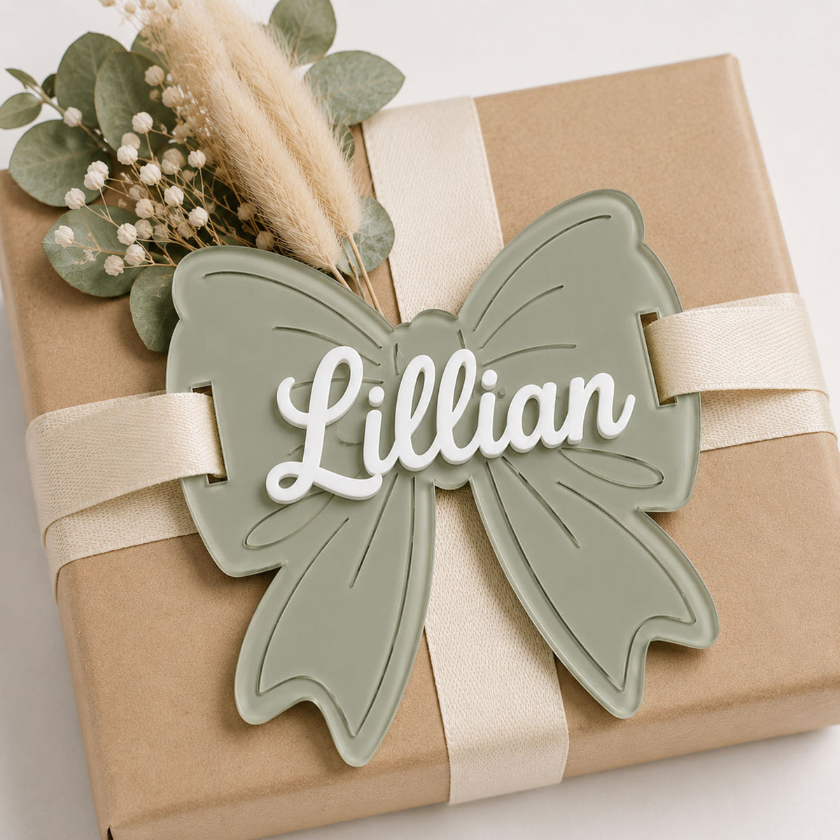 Personalized Bow Gift Topper - Glowforge