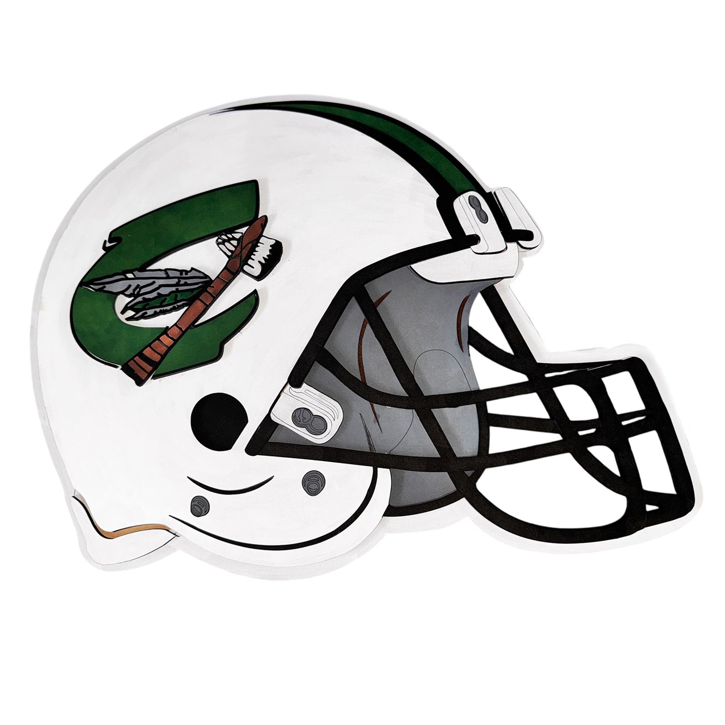 Personalized Football Team Helmet - Glowforge