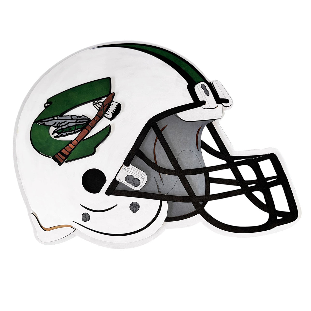 Personalized Football Team Helmet - Glowforge