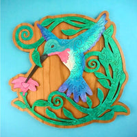 Personalized Hummingbird Wooden Jigsaw Puzzle with Tray - Glowforge