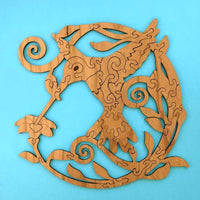 Personalized Hummingbird Wooden Jigsaw Puzzle with Tray - Glowforge