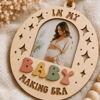 Personalized Pregnancy Photo Ornament - Glowforge