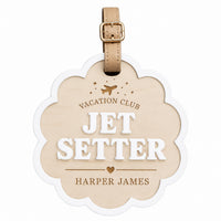 Personalized Scalloped Luggage Tag - Glowforge
