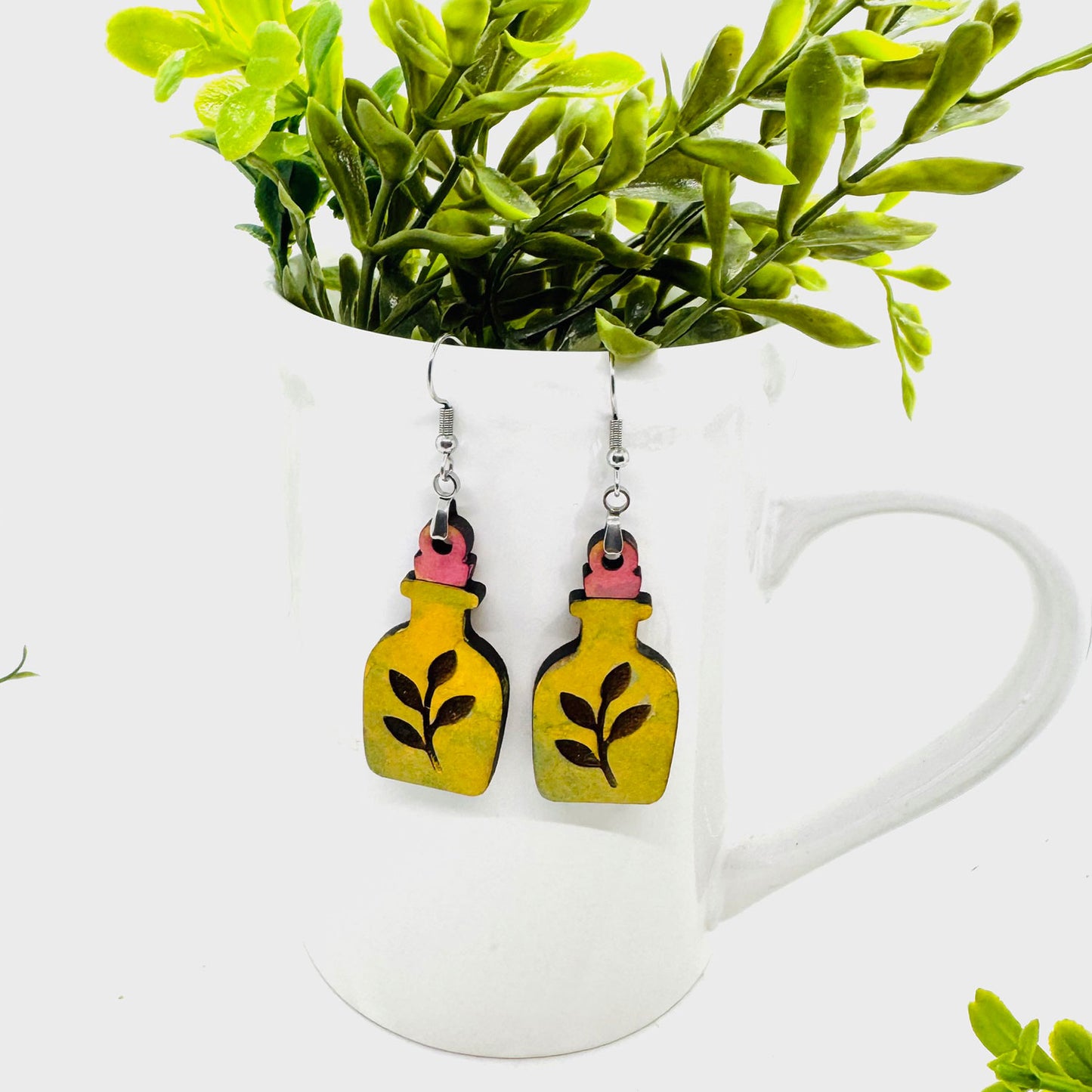 Phantom Flora Plant Potion Earrings - Glowforge