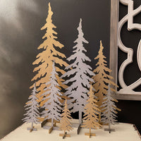 Pine Tree Shelf Sitters for 1/8" Material (Set of 6) - Glowforge
