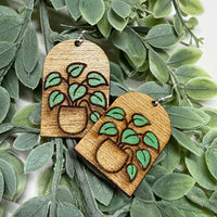 Plant Lover Dangle Earrings (Set of 2) - Glowforge