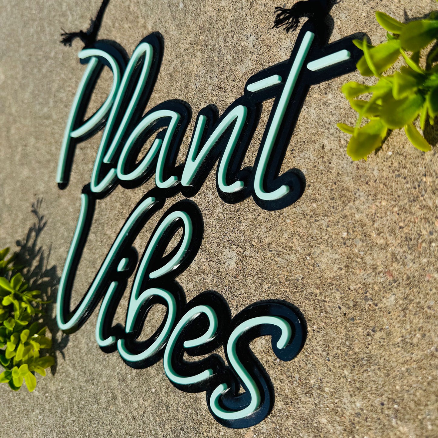 Plant Vibes Layered Sign - Glowforge