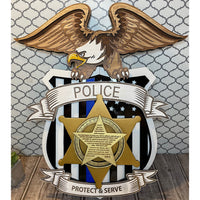 Police Badge Sign - Glowforge