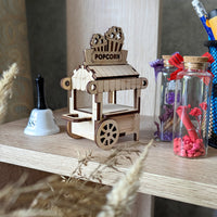 Miniature Popcorn Cart Ornament