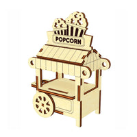 Miniature Popcorn Cart Ornament