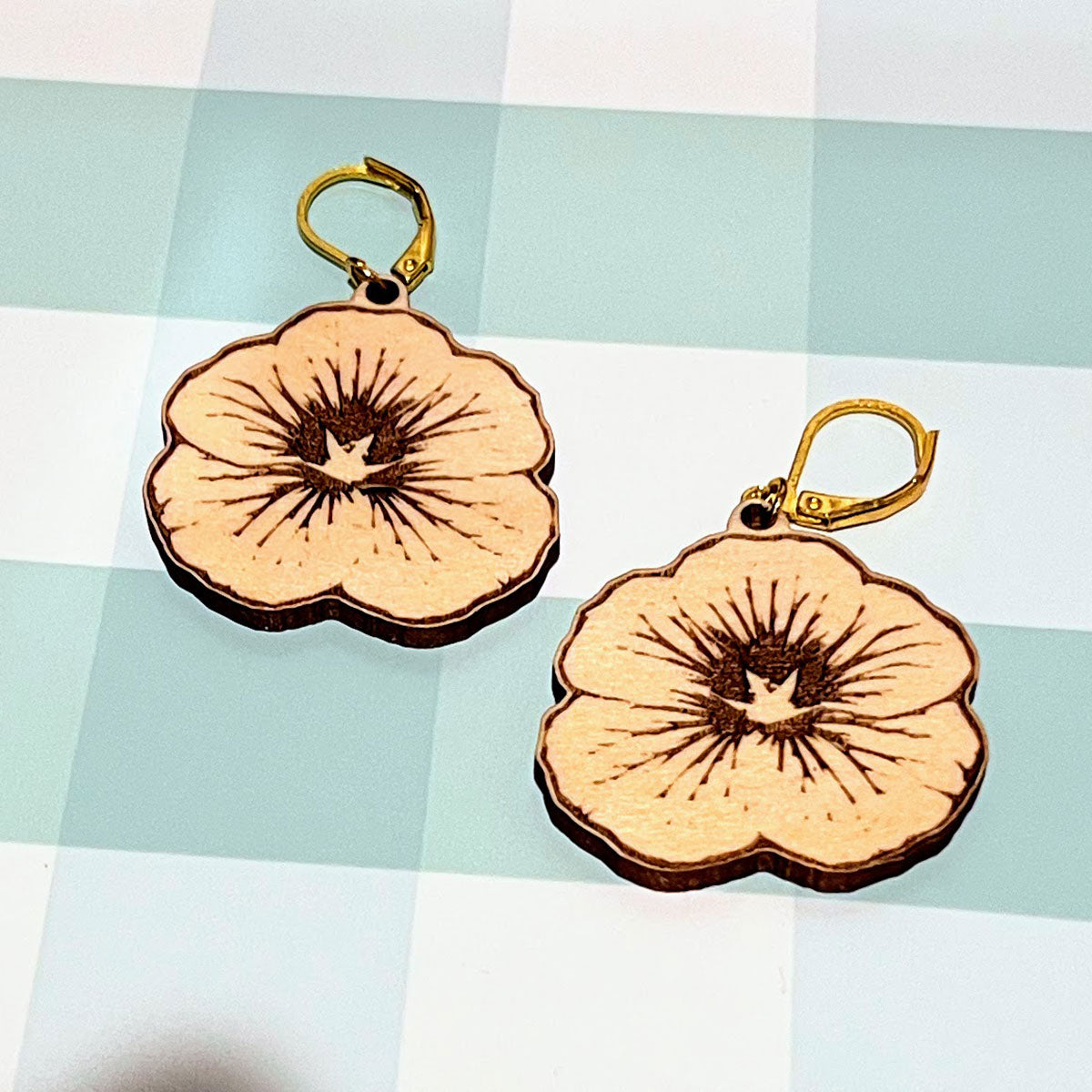 Poppy Earring Pendants - Glowforge