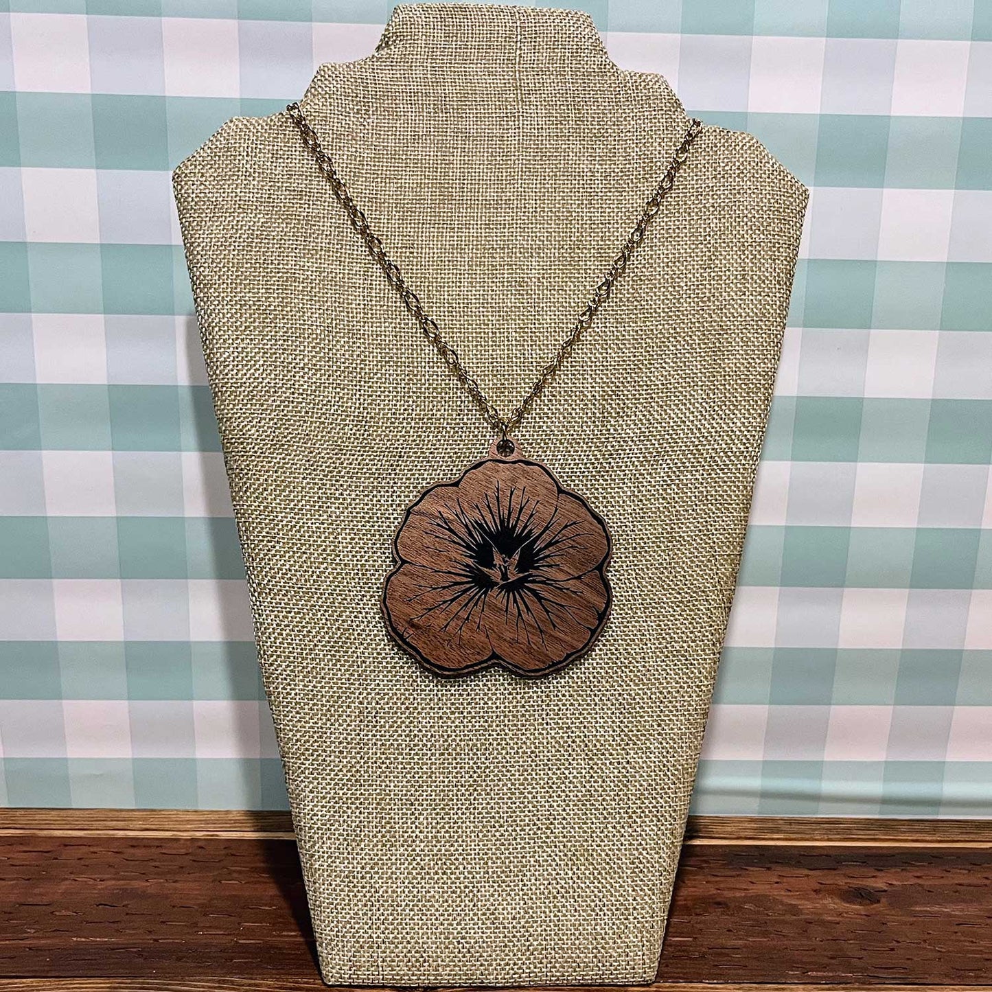 Poppy Necklace Pendant - Glowforge
