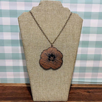 Poppy Necklace Pendant - Glowforge