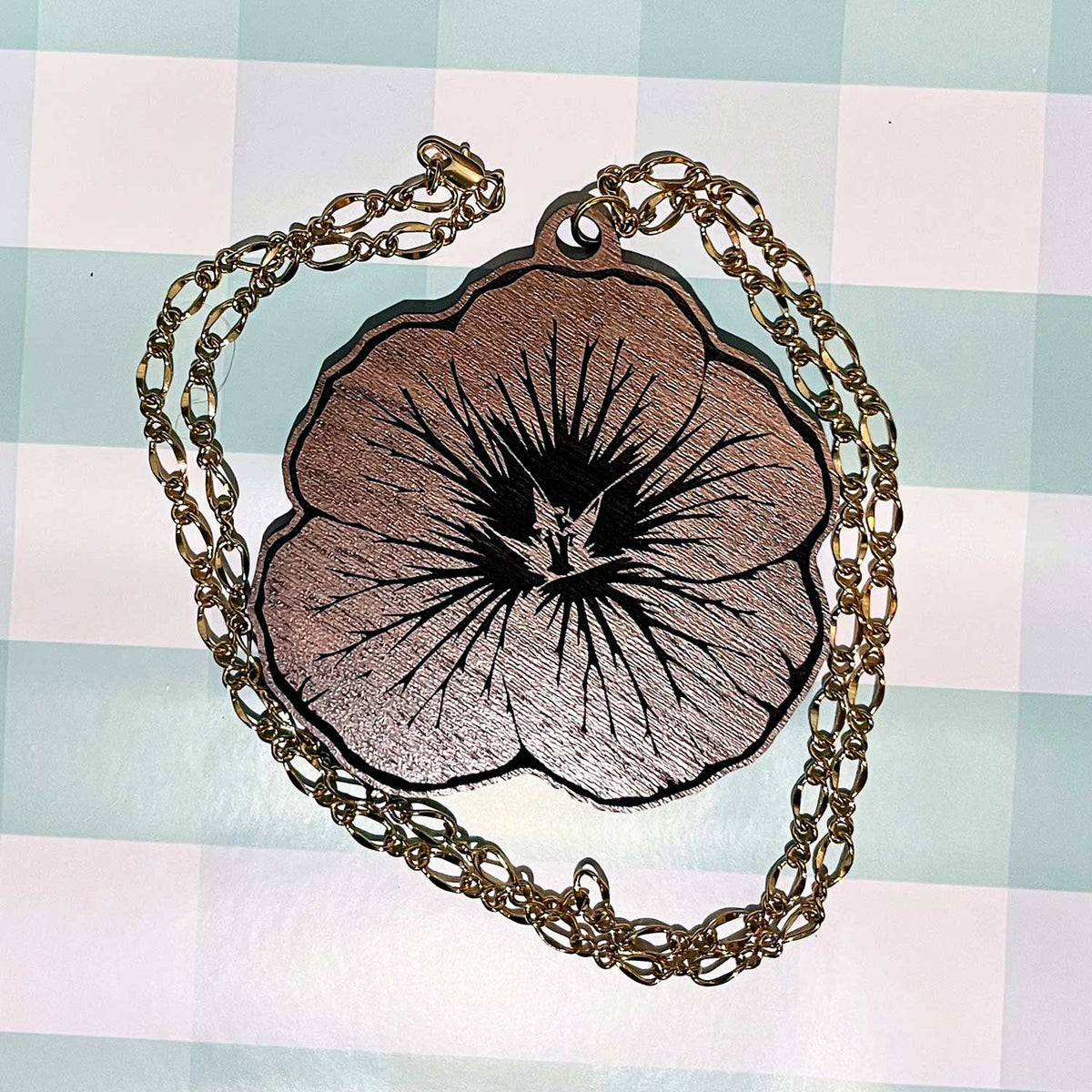 Poppy Necklace Pendant - Glowforge
