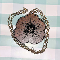 Poppy Necklace Pendant - Glowforge