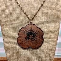 Poppy Necklace Pendant - Glowforge