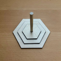 Precision English Paper Piecing Hexagon Kit: 1” & 1.5” Templates & Holder - Glowforge