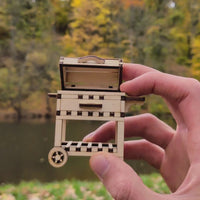 BBQ Grill Miniature - Dollhouse Furniture & Display Model
