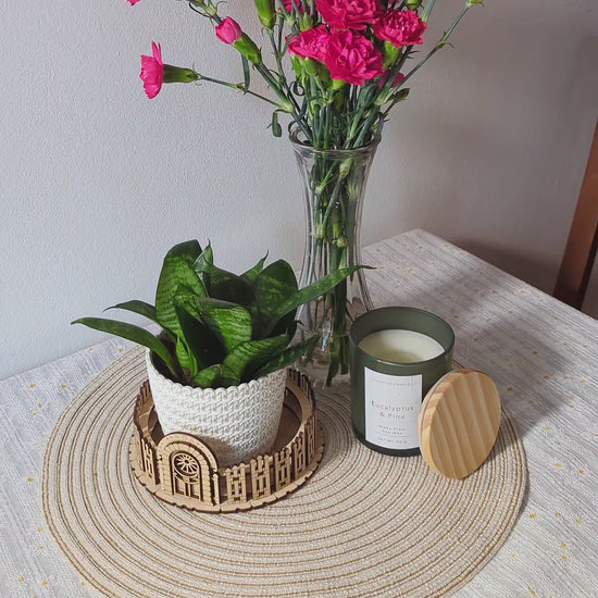 Multifunctional Box - Flower Pot Holder and Sweet Box - Glowforge