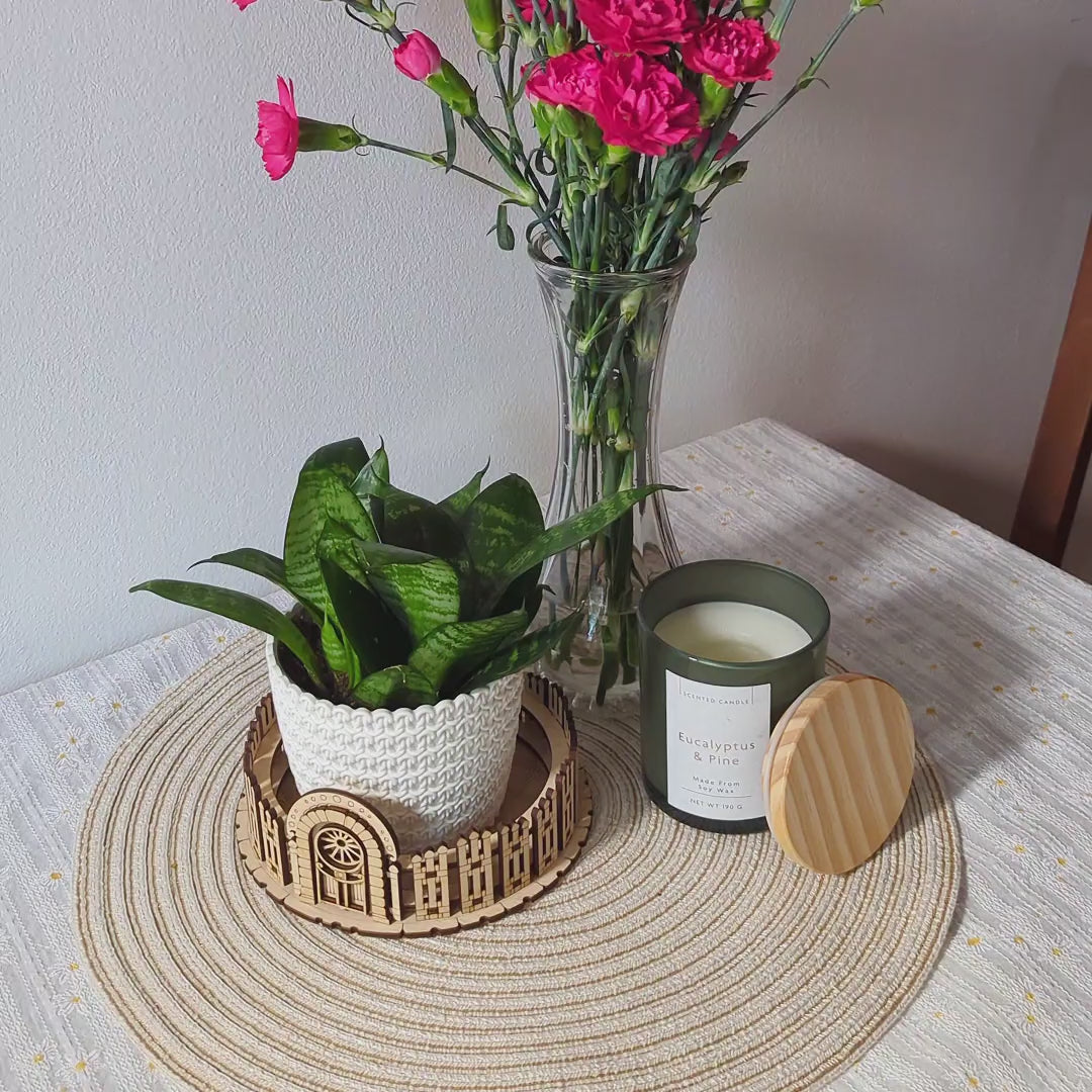 Multifunctional Box - Flower Pot Holder and Sweet Box - Glowforge