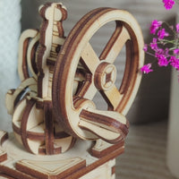 Extra Small Miniature Vintage Coffee Grinder with Pull-Out Drawer for DIY Display or Decor