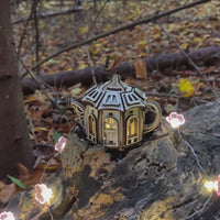 Fairy Kettle House - Fantasy Shadow Box & Storage for Small Treasures  - Glowforge
