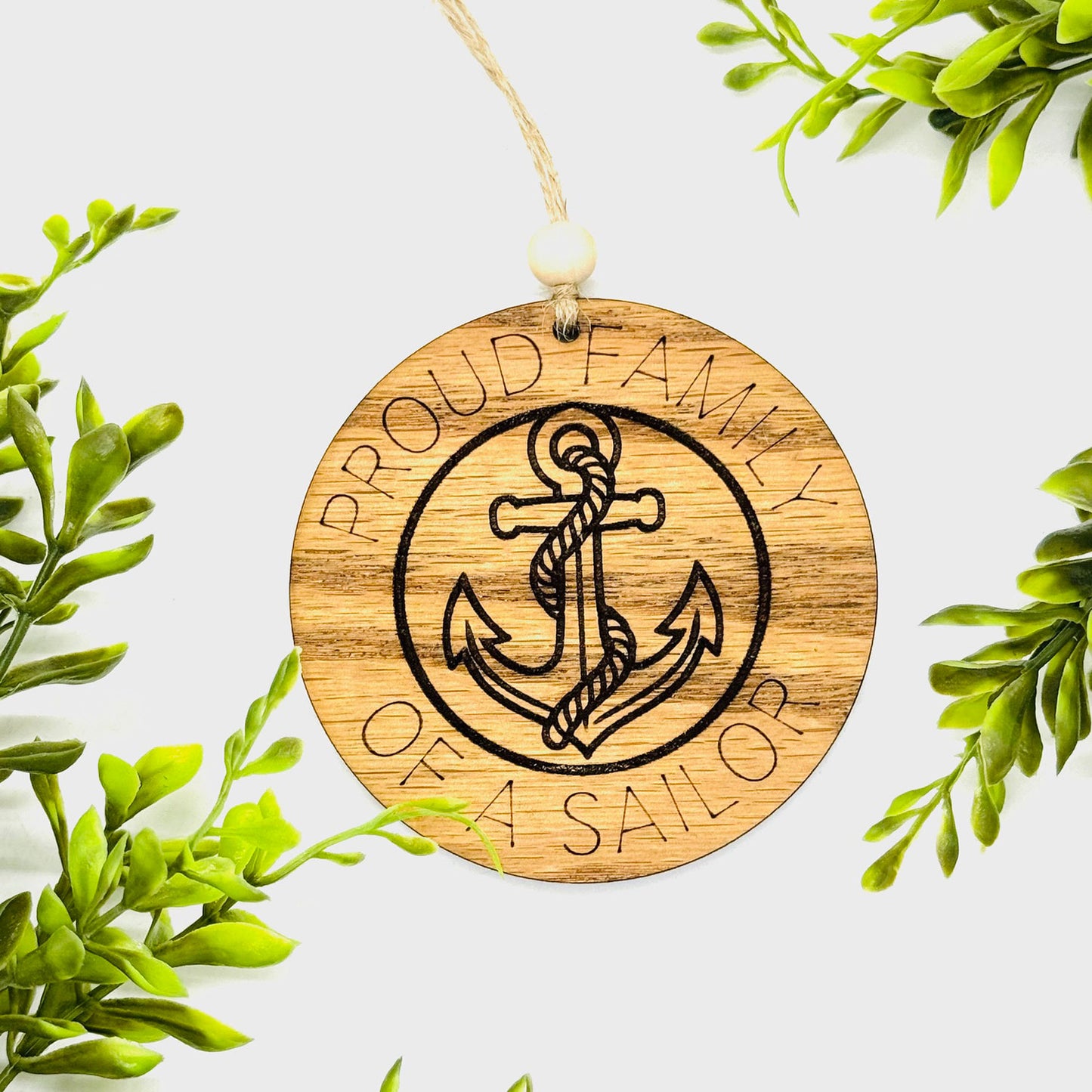 Proud Family of a Sailor Single-Layered Ornament - Glowforge