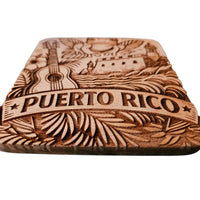Puerto Rico Coaster Design - Glowforge