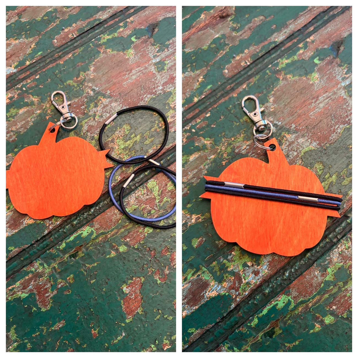 Pumpkin Hair Elastic Tie Holder - Glowforge