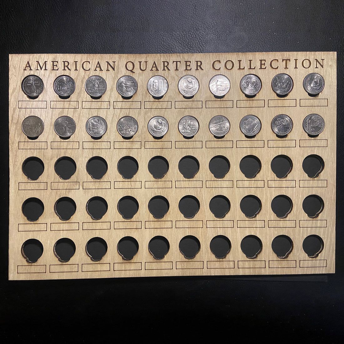 American Quarter Collection With Labels – Glowforge Shop