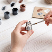 Raccoon Miniature - Woodland Dollhouse Animal & Storytelling Figure - Glowforge