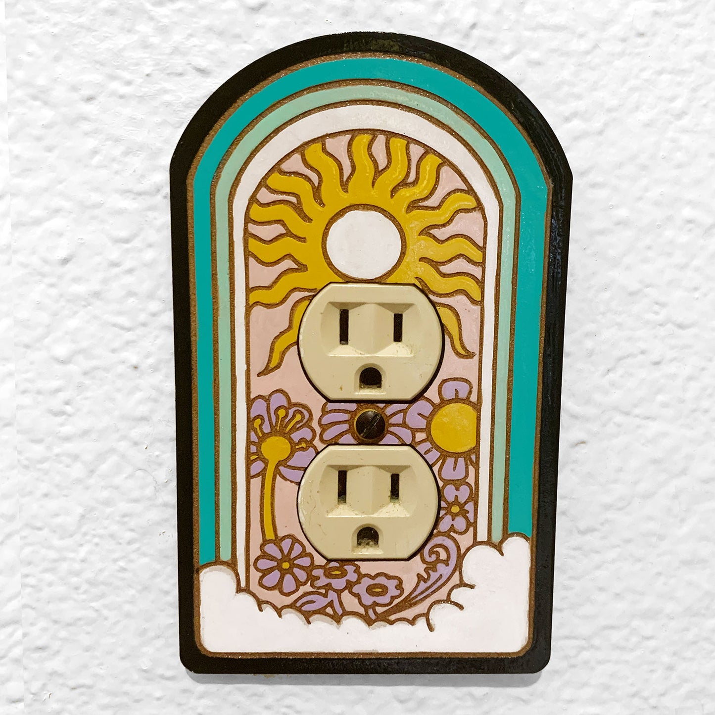 Rainbow Outlet Cover - Glowforge