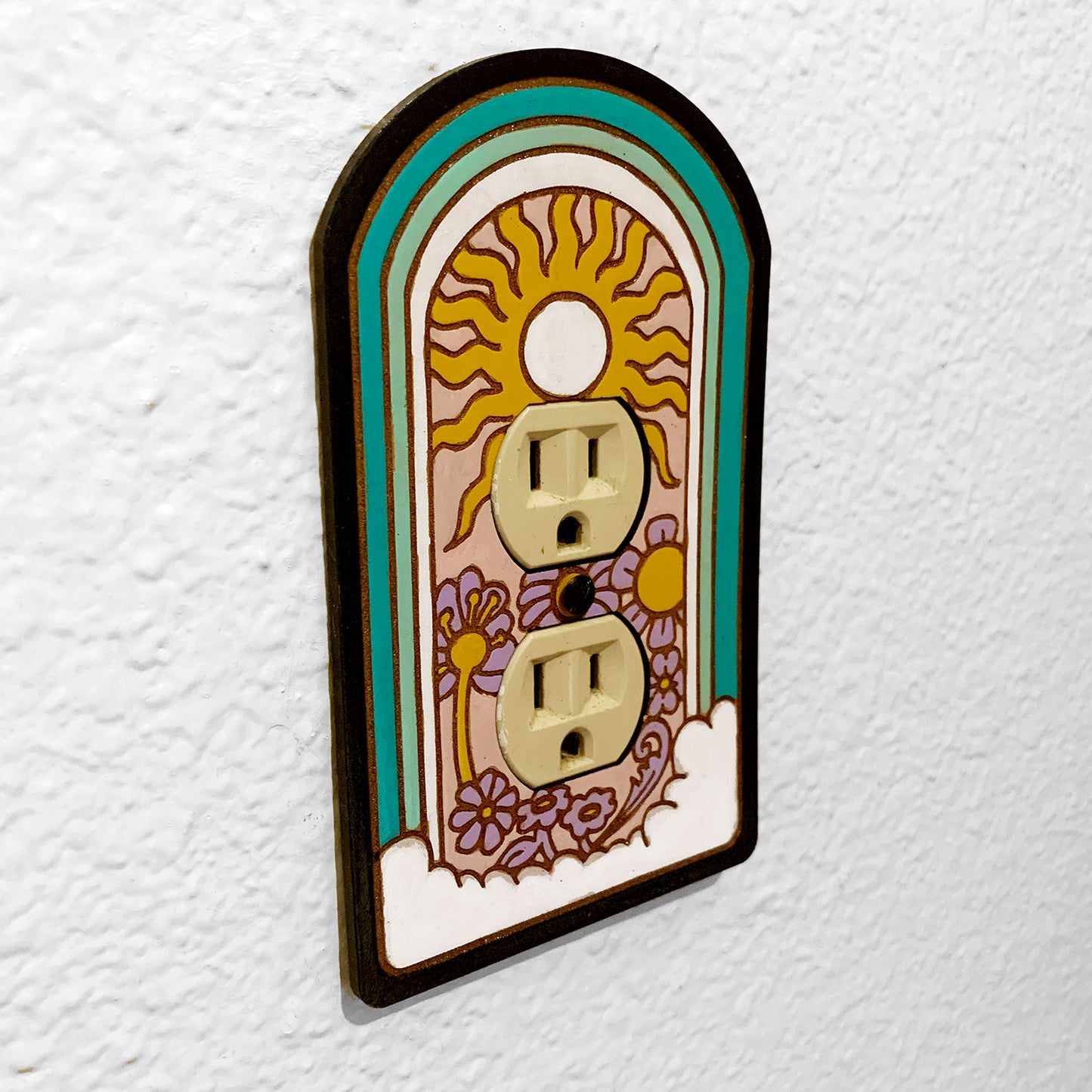 Rainbow Outlet Cover - Glowforge