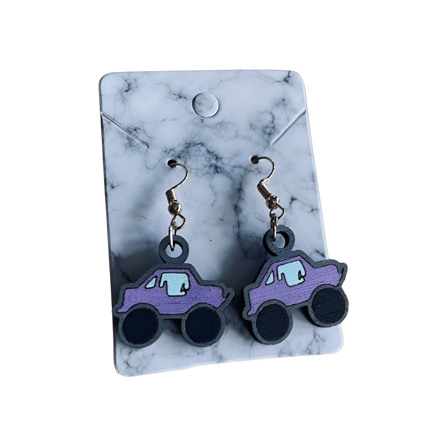 Remote Control Car RC Dangle Earrings - Glowforge