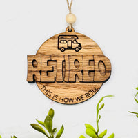 Retired This is How We Roll Car Charm Ornament - Glowforge