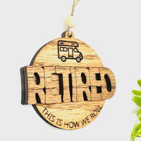 Retired This is How We Roll Car Charm Ornament - Glowforge