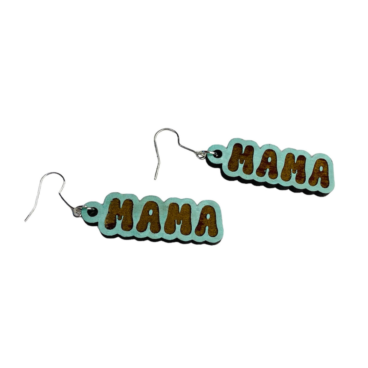 Retro MAMA Dangle Earrings