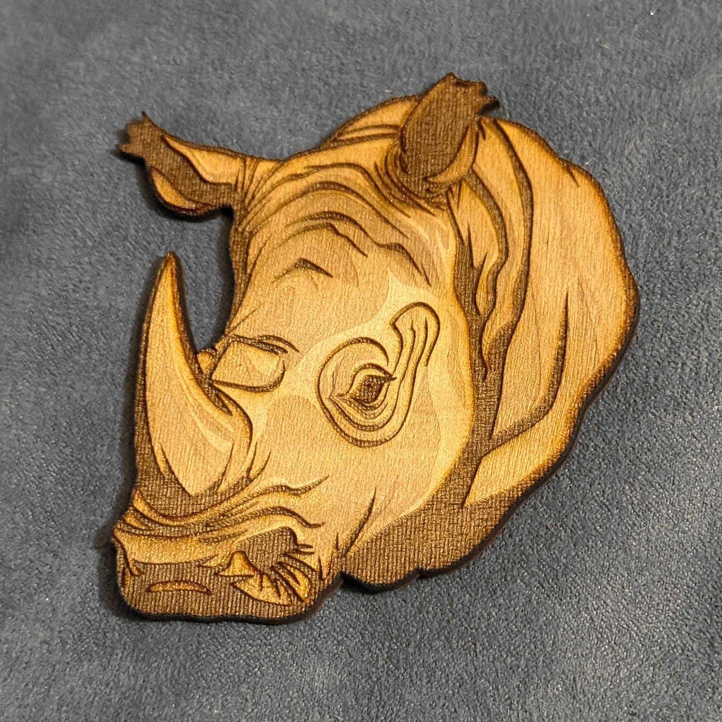 Rhino Head Art - Glowforge