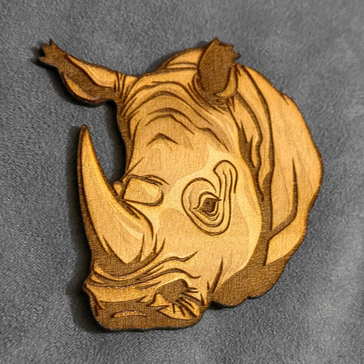 Rhino Head Art - Glowforge